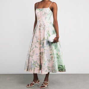 Camilla Palacio Playground Corset Midi Dress